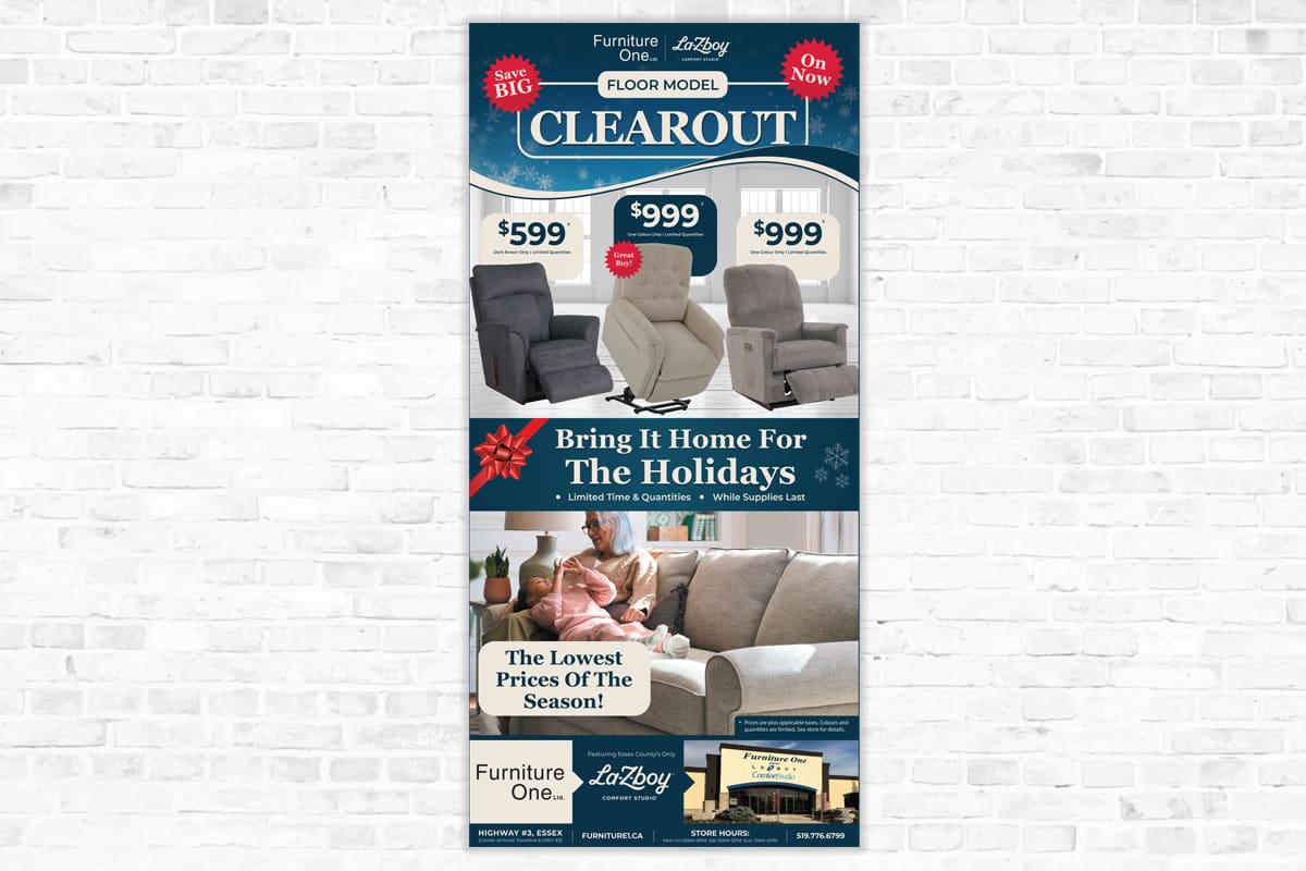 Furniture One Flyer